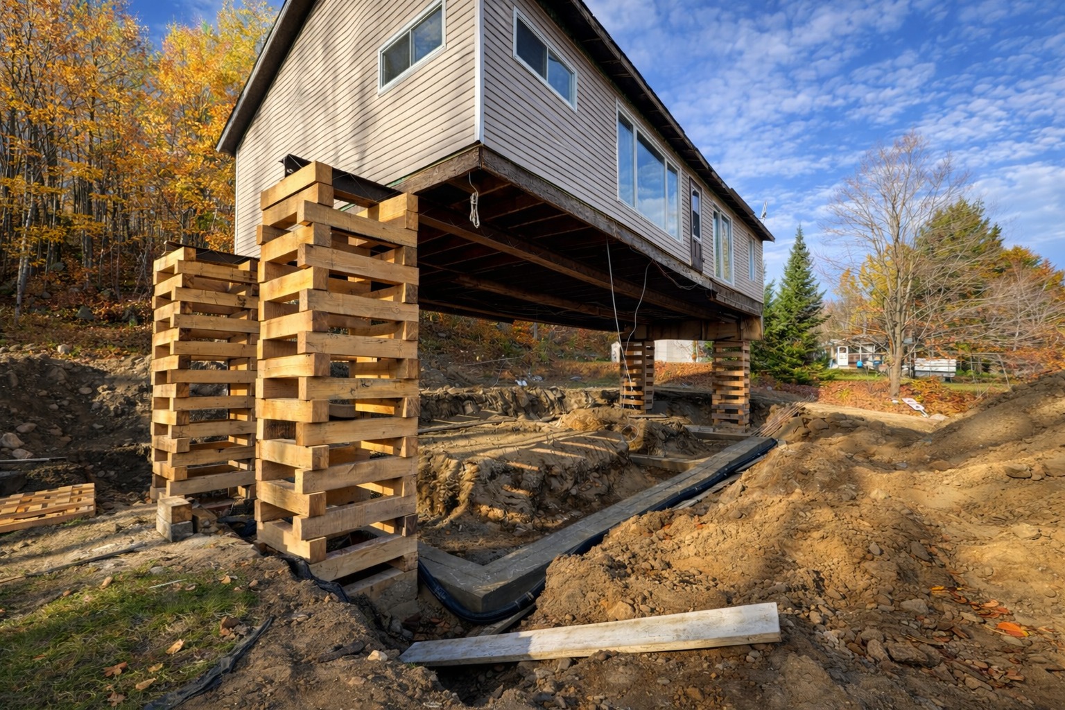 Excavation & House Lifting Services project photo 3